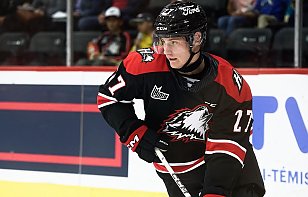 Андрей Лошко достиг отметки в 20 очков в сезоне QMJHL